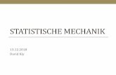 Statistische Mechanik - . Mechanik 2. Statistische Mechanik 3. Entropie und Gleichgewicht 4. Ising-Modell