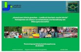 „Gemeinsam Schule gestalten – Landkreis Saarlouis macht ... · Neue Anforderungen an Bildungsverwaltungen und Bildungseinrichtungen • Demografischer und sozialer Wandel fordert,