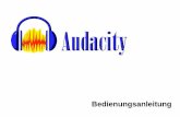 Audacity 2.03 Bedienungsanleitung DE - zebis.ch · Allgemeine Hinweise 3 Allgemeine Hinweise Ihr USB Plattenspieler ist mit jeder Audioaufnahme-Software kompatibel, welche USB Audio