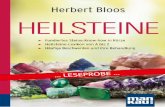 HEILSTEINE - mankau-verlag.de · Vorwort Mit diesem Buch möchte ich Ihnen meine langjährigen Erfahrungen mit Heilsteinen näherbringen und Sie mitnehmen in die wunderbare Welt der