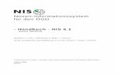 Noxen -Informationssystem für den ÖGD · Noxen -Informationssystem . für den ÖGD - Handbuch - NIS 6.1 . Stand 08/2019 . Bearbeiter: C. Finke, I. Bökenkamp, D. Müller, Y. Chovolou