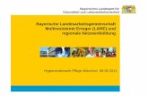 Bayerische Landesarbeitsgemeinschaft Multiresistente ...be034e22-b3fe-4f4c-b5f5-f0ff... · Bayerisches Landesamt für Gesundheit und Lebensmittelsicherheit 3 Realistische Präventionsziele