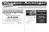 Dahn · WasgauAneiger 25. April 2019 1 Wasgau-Anzeiger Wochenblatt für die Verbandsgemeinde Dahner Felsenland mit den amtlichen Bekanntmachungen 46. Jahrgang / Woche …
