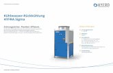 Kühlwasser-Rückkühlung HYFRA Sigma ·  Bis zu 40 % Höhenreduzierung zur besseren Integration in unterschiedliche Anlagenlayouts. Kompakt. Kostenoptimiert. Steckerfertig.