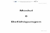 Modul 8 Befähigungen - daec.de · Bundeskommission Fallschirmsport Ausbildungshandbuch Teil I Version 5.1 / Modul 8 Seite 3 von 22 1. Befähigungen Sachverhalt: Befähigungen sind