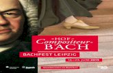 Bachfest Leipzig · Inhalt Content Geleitworte / Prefaces 2 hof-Compositeur Bach / Bach, Court Compositeur 6 Festival höhepunkte / Festival Highlights 12 Debüts im Bachfest / Bach