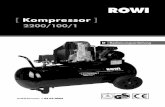 [ Kompressor ] - rowi.de Dieser Kompressor geh£¶rt der Schutzart IP54 an. Ger£¤te dieser Kategorie verf£¼gen
