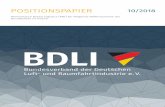 POSITIONSPAPIER 10/2018 - bdli.de · PDF file2 / PositionsPaPier Mit diesem Positionspapier bekunden Bundeswehr sowie im Bundesverband der Deutschen Luft- und Raumfahrtindustrie (BDLI)