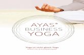 BUSINESS YOGA · 4 5 konzepte Übersicht zpp zertifiziert ayas® hatha-yoga gesundheitskurs (10 ue á 60 min) ..... id: 20161227-v4107