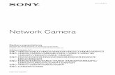 pro.sony · Network Camera Bedienungsanleitung Bitte lesen Sie dieses Handbuch vor der Benutzung des Geräts sorgfältig durch und bewahren Sie es zum späteren Nachschlagen auf.