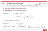 2.2.1 Differential-Gleichung des dynamischen ...download.mmag.hrz.tu-darmstadt.de/media/HRZ/elc/OpenLearnWare/Maschi…04. Dezember 2012 | Dr. Ludwig | Vorlesung Kavitation WS 2012/13