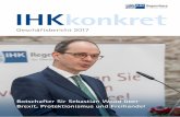 IHKkonkret - ihk-regensburg.de · Geschäftsbericht 2017 Das Jahr in Zahlen 3 21,9 Mrd. Euro Auslandsumsatz Im Vergleich 208,5 6,2 Mio. Gästeübernachtungen (+2,7 %) 2,9 % durchschnittliche