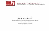 Modulhandbuch - haw-landshut.de · Hinsch , Martin, Die neue ISO 9001:2015 – Status, Neuerungen und Perspektiven, Springer, 2014 Lachenmeir, Peter/ Schreiber, Franz: Arbeitssicherheit