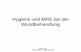 Hygiene und MRE bei der Wundbehandlung Zeller Krankenpfleger ; Hygienefachkraft Medizinhygieneverordnung