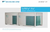 VRV IV - daikin.de · Unser neues VRV IV-Wärmerückgewinnungssystem setzt wegbereitende Standards beim Klimakomfort. Einfach in der Planung, ermöglicht das System eine rasche