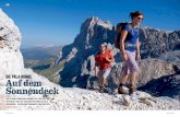 Auf dem Sonnendeck - sissirichter.de · 28 outdoor-magazin wäre für Bergwanderer mit etwas Kletterer-fahrung (I) beispielsweise die Cima della Vez - zana erreichbar, mit 3192 Metern