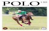 Deutsche polo Meisterschaft - poloplus10.com · ich freue mich, dass es dem Chiemsee Polo Club Gut Ising e.V. gelungen ist, dieses besondere sportliche Ereignis der Spitzenklasse