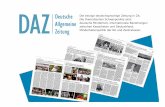 Die einzige deutschsprachige Zeitung in ZA. Die ...daz.asia/wp-content/uploads/2017/02/DAZ_asia_de_mediadaten-2016.pdf · Heute zählt die DAZ- Webseite über 500.000 Besucher im