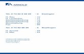Tel. 0 73 65 8 58 59 - 0 Essingen - ARNOLD STAHLHANDEL · info@arnold-stahlhandel.de Strreichhoffeld 2 73457 Essingen Stahlhandels GmbH Tel. 0 73 65 8 58 59 - 0 Essingen H. Rau -