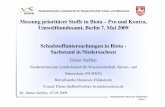 NLWKN BIOTA PRO KONTRA - nlwkn.niedersachsen.de · Folie 1 Betriebsstelle Hannover-Hildesheim Niedersächsischer Landesbetrieb für Wasserwirtschaft, Küsten- und Naturschutz Messung
