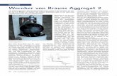 Geschichte Wernher von Brauns Aggregat 2 · rigen Niveau zu halten.Diese nun Aggregat 1 genannte Rakete ist im Aufbau in der Dissertation beschrieben. Schwierigkeiten der Abdichtung