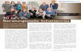 30 Jahre Beratungsstelle Schattenriss - der-paritaetische.de · Kreuzer hat deshalb zu Beginn des Projektes viele Vereine kontaktiert,um passende Einsatzmöglichkeiten zu ﬁn-den.