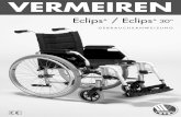VERMEIREN · Eclips+, Eclips+ 30° 2011-06 Seite 2 Vorwort Zuerst möchten wir uns für das Vertrauen bedanken, das Sie in uns gesetzt haben, indem Sie sich für einen unserer Rollstühle