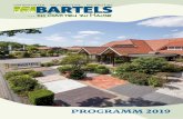 PROGRAMM 2019 · 3 Seit über 70 Jahren ist Bartels ein Begriff – für Spitzen-qualität in Garten- und Terrassenplatten, für Perfektion und Ästhetik in der Betonsteinherstellung.