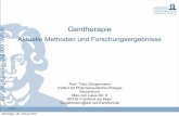 Gentherapie - user.uni-frankfurt.dedingerma/Podcast/Gentherapie_Braunschwe... · Art des Gentransfer-Arzneimittels Beispiele c) virale Vektoren Normalerweise replikationsinkompetente