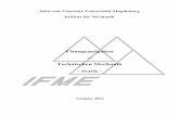 Technischen Mechanik - StatikStatik-p-2040.pdf · - Statik - zum Gebrauch in den Übungen Zusammengestellt von I. Dankert Inhalt: Seite 1 Auswahl mathematischer Grundaufgaben 1 2