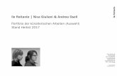 île flottante | Nica Giuliani & Andrea Gsell · > île flottante | Nica Giuliani & Andrea Gsell Wir (Andrea Gsell, *1974, lebt und arbeitet in Brugg/AG und Basel, und Nica Giuliani,