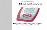 Neurostimulator DoloBravo - mtronline.de · DoloBravo Bedienungsanleitung / Operators Manual 3 Inhalt Es wird empfohlen, die Bedienungsanleitung vor der Anwendung sor gfältig zu