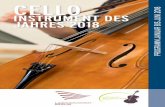Cello - Instrument des Jahres 2018 - landesmusikrat-berlin.de · Das Cello / Instrument des Jahres 2018 7 / Seitdem ich 12 Jahre alt war, hat mich das Cello begleitet wie ein guter