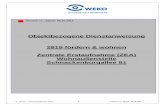 Objektbezogene Dienstanweisung 2819 fördern & wohnen ...€¦ · © WEKO – Sicherheitsdienste GmbH 2 Version 17, Stand: 06.10.2014 1. Bewachungsobjekt..... 3