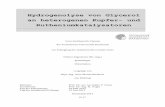 Hydrogenolyse von Glycerol an heterogenen Kupfer- und ...tuprints.ulb.tu-darmstadt.de/3151/1/Dissertation.pdf · Hydrogenolyse von Glycerol an heterogenen Kupfer- und Rutheniumkatalysatoren