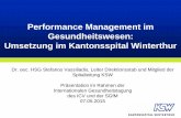 Performance Management im Gesundheitswesen: Umsetzung im ... Performance Management im Gesundheitswesen: