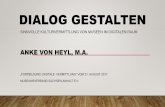 ANKE VON HEYL, M.A. - hs-harz.de · Ein Social Media Konzept der Pinakotheken in München. Komplexität vermittelt sich nur, wenn das Interesse vorhanden ist! Kommunikation muss sich
