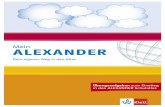 Mein ALEXANDER - klett.de · Mein ALEXANDER Dein eigener Weg in den Atlas Übungsaufgaben zum Einstieg in den ALEXANDER Schulatlas