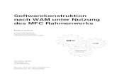 Softwarekonstruktion nach WAM unter Nutzung des MFC ... · MFC Rahmenwerk ermöglicht die Entwicklung von Anwendungen für die Betriebssysteme Windows 95, Win-dows NT, Windows 3.11