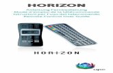 HORIZON - upc.ch · HORIZON-BOX Kopple für das volle Horizon-Erlebnis die neue Horizon Fernbedienung mit deiner Horizon-Box (stelle sicher, dass der Streifen zum Herausziehen bereits