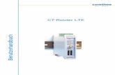 CT-Router LTE - comtime-com.de · LTE Freq. Frequenzband für LTE auswählen / LTE kann auch deaktiviert werden. Backup SIM Zweite SIM-Karte kann für eine Backup-Mobilfunkverbindung