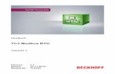 TF6255 TC3 Modbus RTU DE - · PDF fileTwinCAT 3 Modbus RTU bietet Funktionsbausteine zur seriellen Kommunikation mit Modbus-Endgeräten. Modbus RTU Geräte werden per serieller Schnittstelle