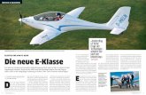 Mensch & Maschine - fliegermagazin.de · elektra one von pc-aero Die neue e-klasse Ein äußerst erfolgversprechendes Elektroflugzeug erhob sich im März erstmals in den Augsburger