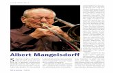 JAZZ-PORTRAIT - albert- · PDF fileZusammenarbeit mit den Free-Jazz-Pio-nieren Peter Brötzmann (Saxophon), Fred van Hove (Piano) und Han Ben-nink (Perkussion) sowie als Mitglied im