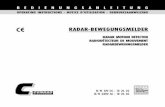Radar-Bewegungsmelder - produktinfo.conrad.de · Ihre Anfragen richten Sie bitte an unsere Abteilung Technische Kundenbetreuung: 2. Handhabungs- und Sicherheitshinweise Bitte beachten!