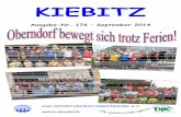 e KIEBITZ - DJK SV Oberndorf - Der Erlebnissport · mehr in Richtung Aufenthaltsraum und Terrasse, wo dann auch bis in die frühen Morgen-stunden gefeiert wurde. Vermutlich in Rekordzeit