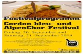 Cordon bleu- und AlpenChor-Festival ·  • info@brig-simplon.ch • +41 27 921 60 30 Festivalprogramm Cordon bleu- und AlpenChor-Festival Freitag, 20. September und