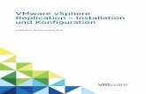 Replication – Installation VMware vSphere Konfiguration · PDF fileInhalt 1 vSphere Replication – Installation und Konfiguration 5 Aktualisierte Informationen 6 2 Überblick über