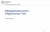 Obligationenrecht Allgemeiner Teil - ius.uzh.ch05605318-503d-45be-a6e3-8f9548d7301f/OR... · Rechtswissenschaftliches Institut Helmut Heiss IV. Vertragsschluss auf Grundlage von „AGB
