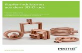 Kupfer-Induktoren aus dem 3D-Druck - protiq.com aus dem... · Unser Induktor-Konfigurator verkürzt in Kombination mit der werkzeuglosen Fertigung im 3D-Druck den langwie- rigen Herstellungsprozess